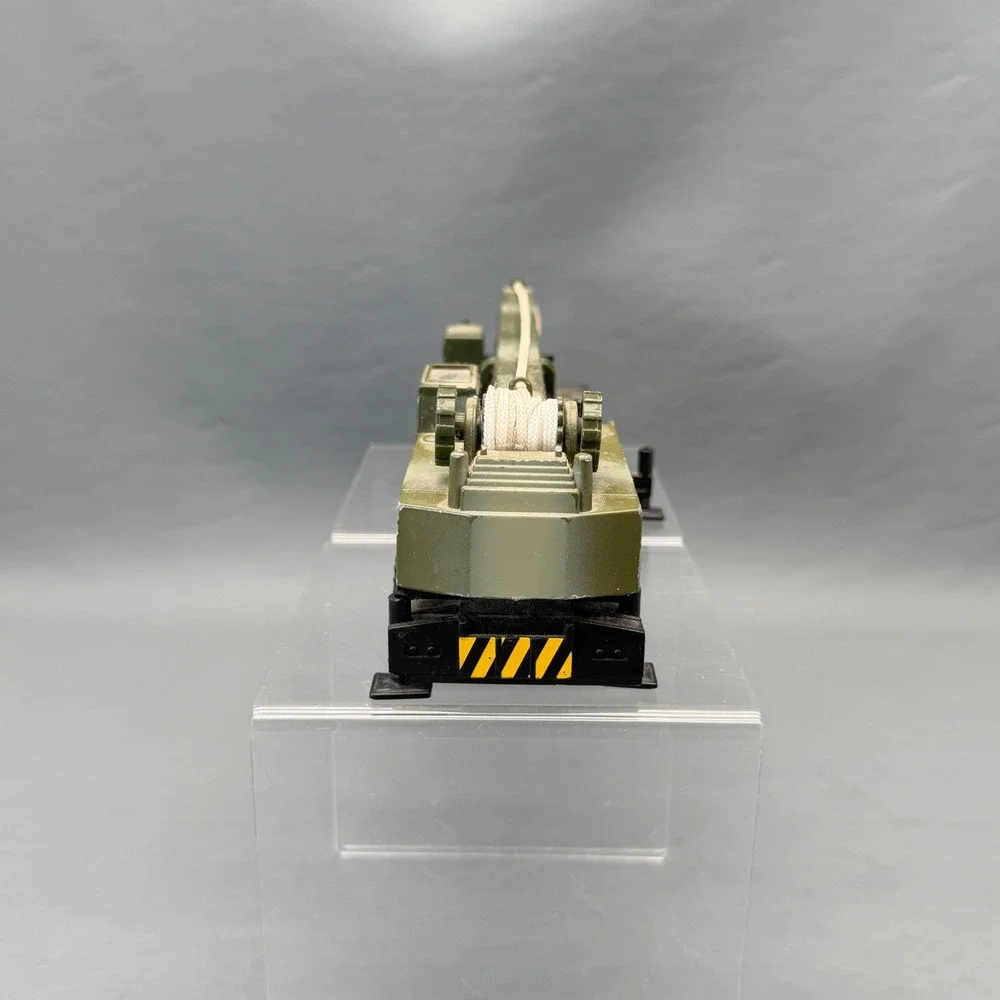Vintage Military Construction Crane Truck No. 76101 Die-Cast Plastic 12-Wheel VG